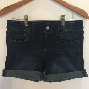 Anthropologie Dark Wash Denim Jean Shorts. Size 26